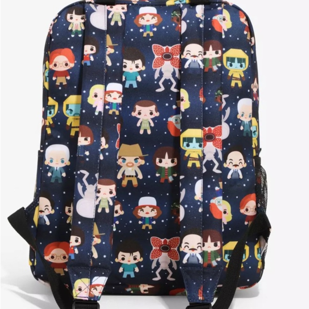 Stranger Things Chibi Character Print Backpack - Picture 6 of 6